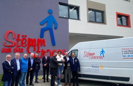 Rotary – 95 ans au Luxembourg – Collaboration avec la Stëmm vun der Strooss
